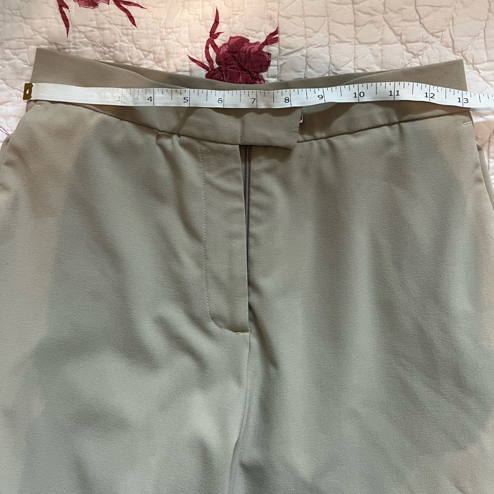 Djerf Avenue Cream Straight Leg Pants - Picture 8 of 8